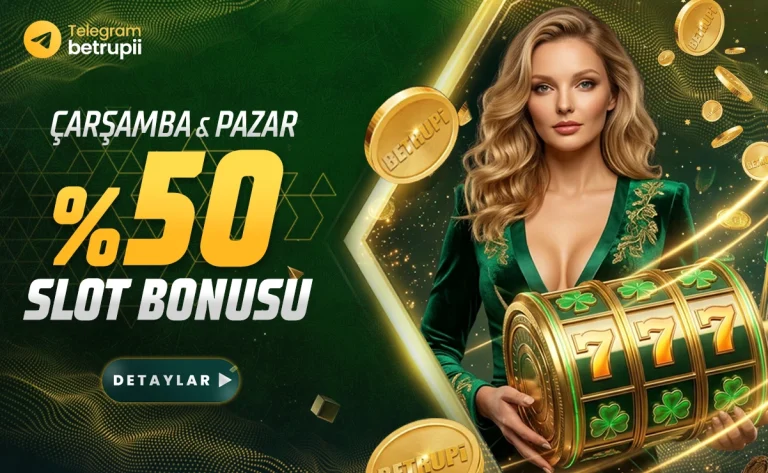 Betrupi %50 slot yatırım bonusu