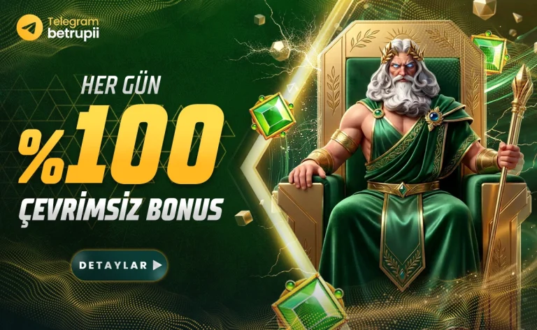 Betrupi her gün %100 çevrimsiz bonus